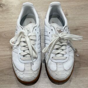 Adidas sambas White and Brown Sneakers